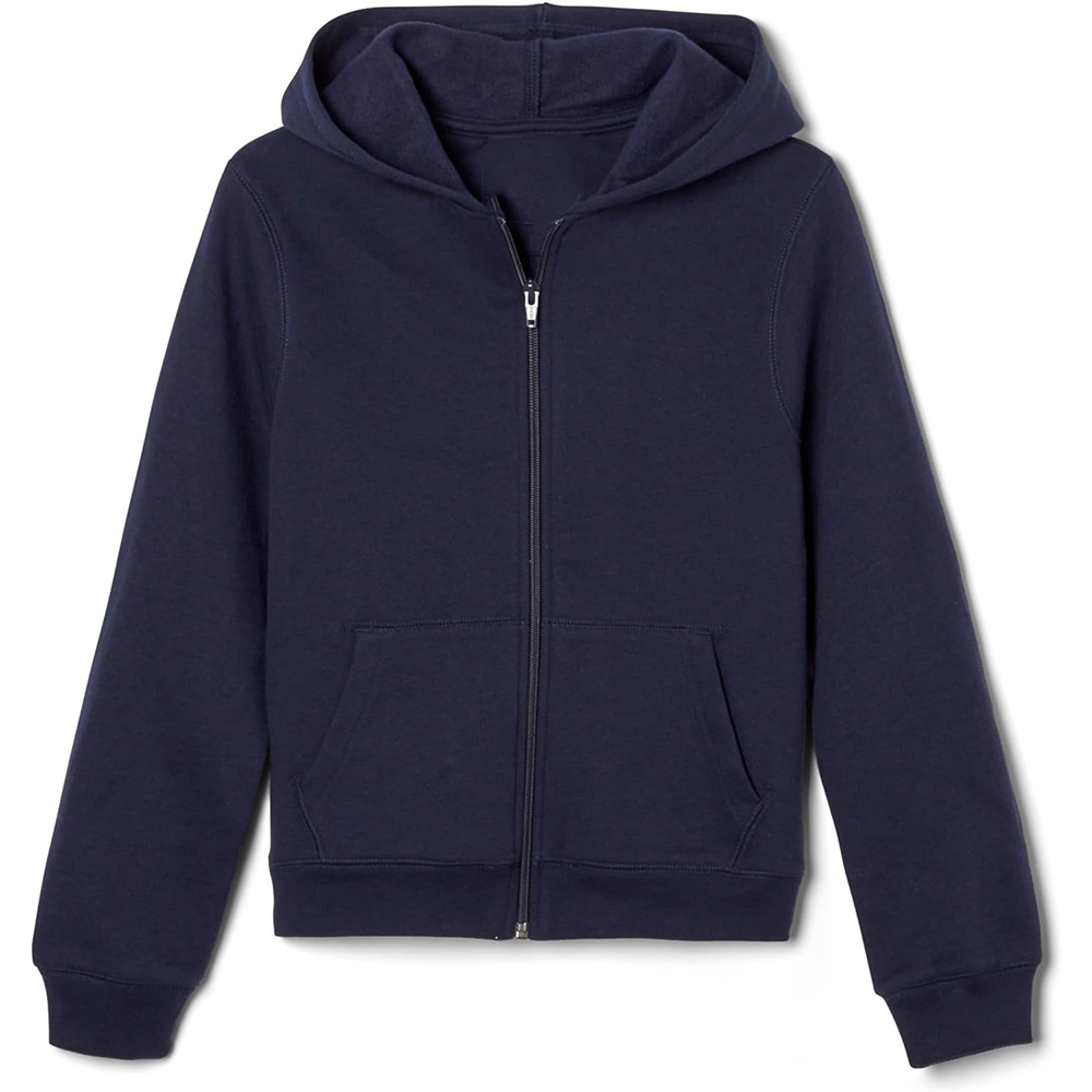 Zip-Front Hooded Sweatshirts for Schools | Custom Uniform Apparel & Bulk Hoodies