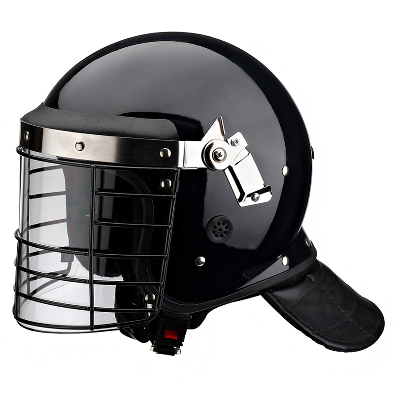 Casco de protección antidisturbios balísticos de malla de acero
