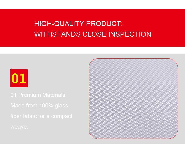 Custom logo Fiberglass Emergency Fire Blanket