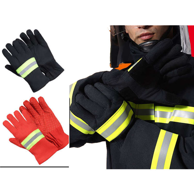 Guantes de seguridad ignífugos reflectantes que extinguen el equipo de protección