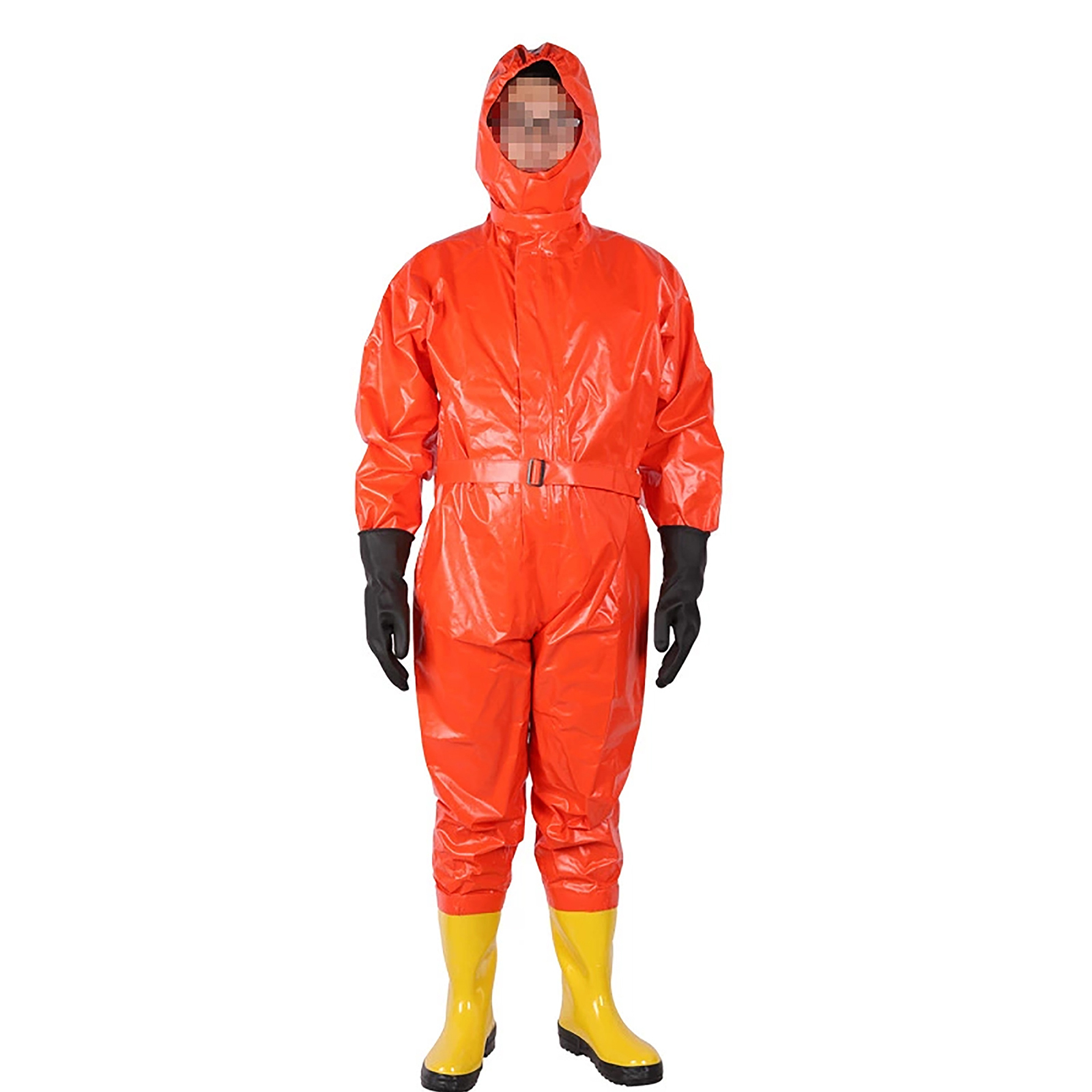 Traje de protección química completamente encapsulado