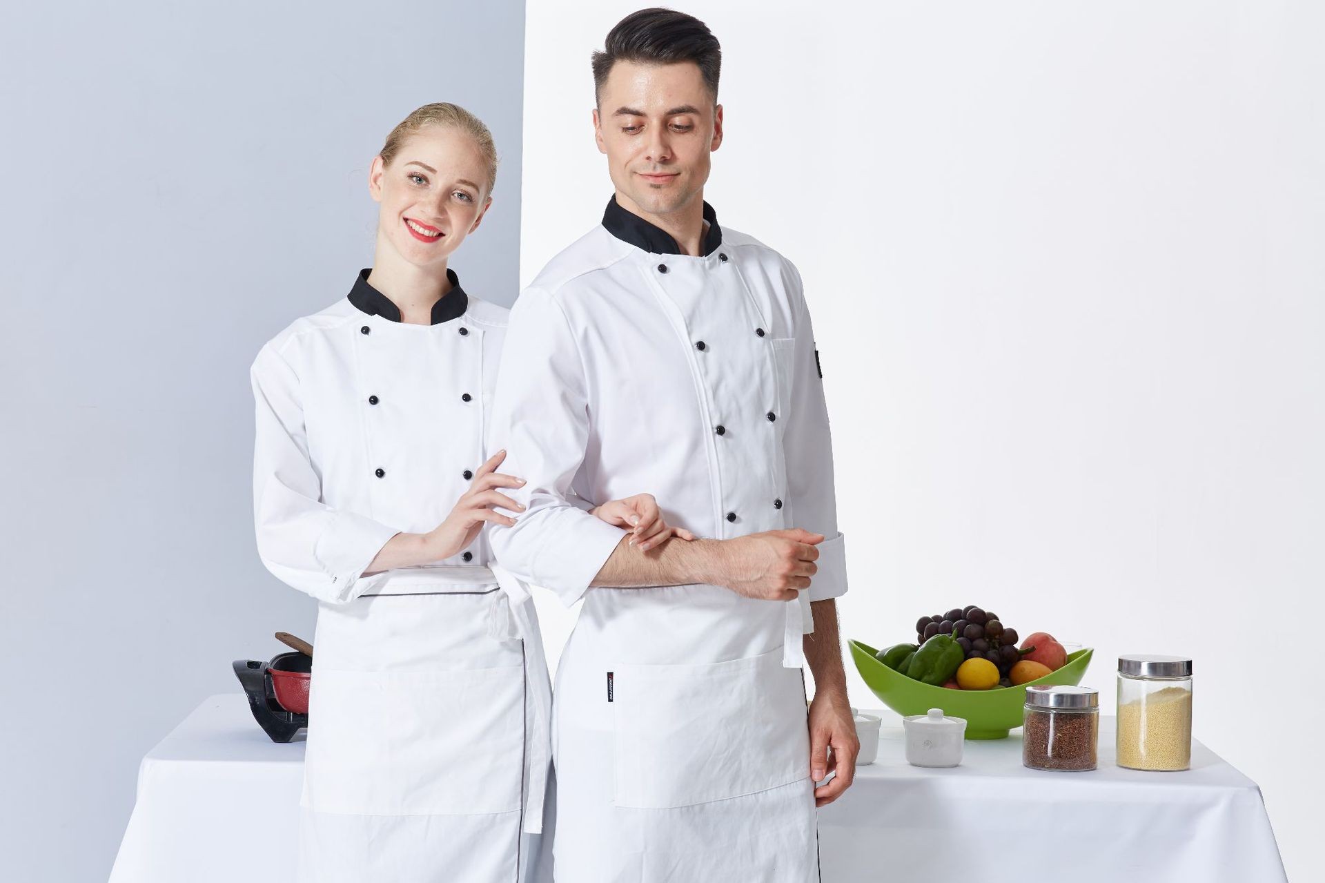 Classic Double-Breasted Chef Uniforms | Premium Hospitality Wear | Manufacturer Direct